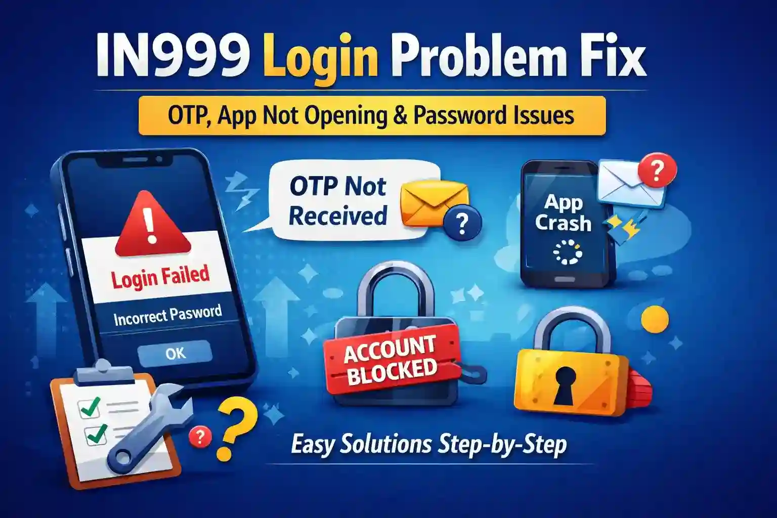 IN999 login problem fix
